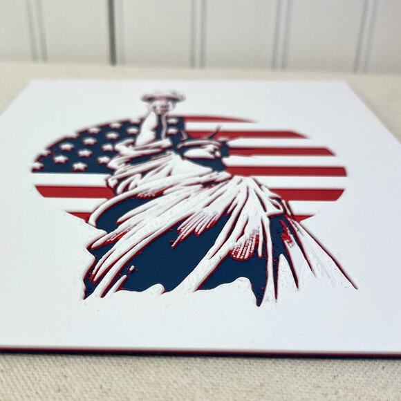 Statue of Liberty Wall Art, Lady Liberty, Patriotic Home Decor,  4th of July - Picture 3 of 9